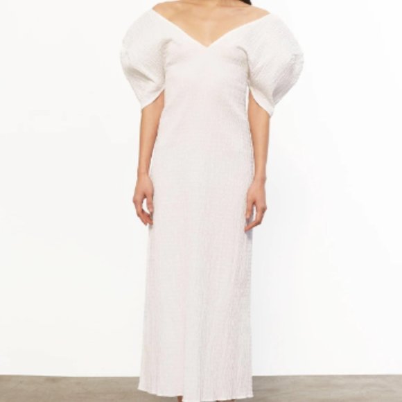 Mara Hoffman Gracen Dress White Size Medium - Picture 4 of 7